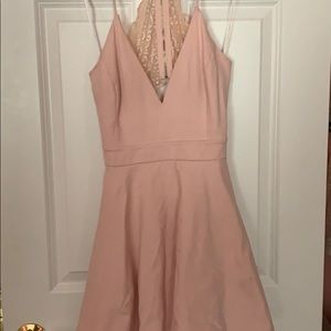 Dainty Hooligan Lace Back Homecoming Dress